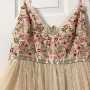 Butterfly Meadow Bodice Cami Maxi Dress